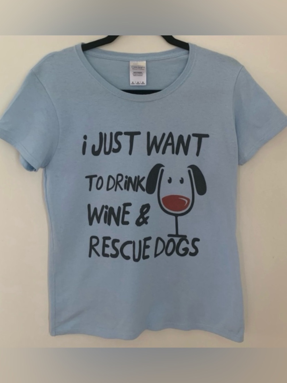 Blue Dog Rescue Graphic T-Shirt